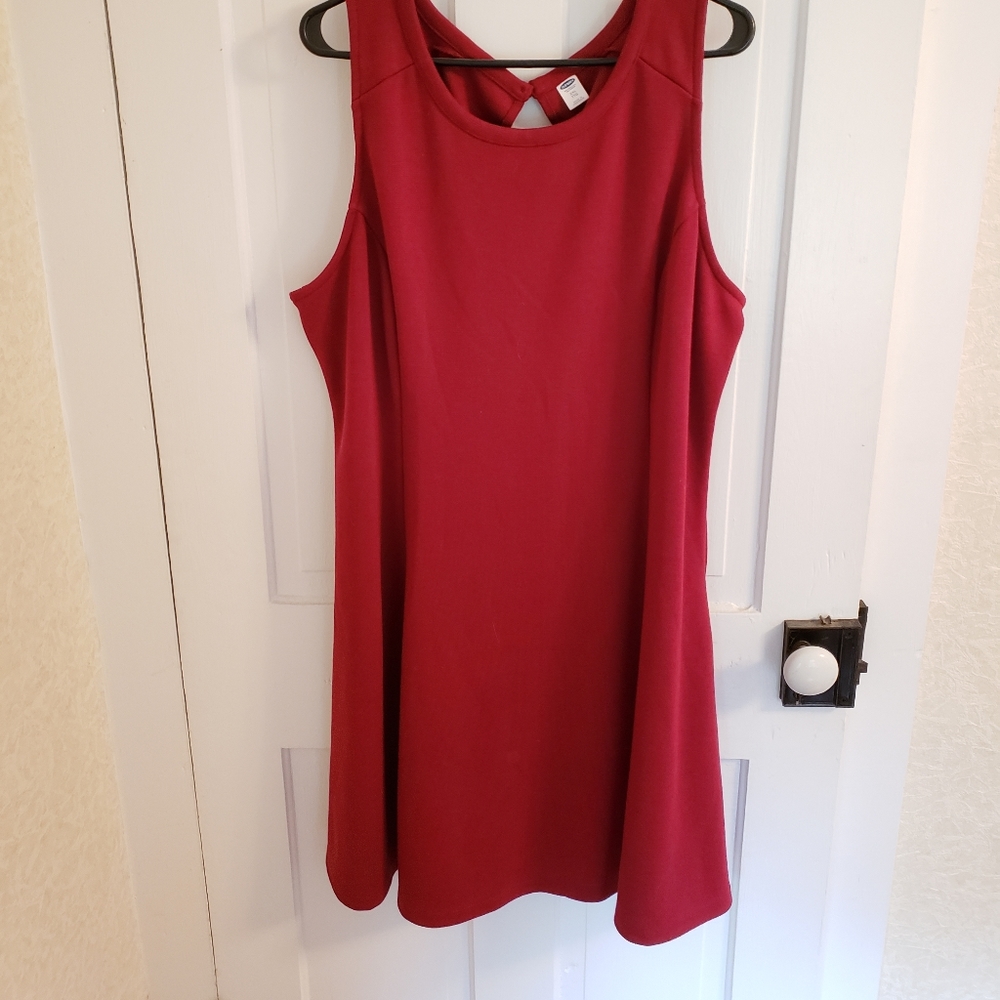 Strapless Red Dress